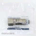 PISCO Mold Temperature Adjustment Joint Built-in Stop Valve (Set Of Plug And Socket)