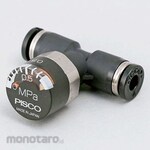 PISCO Pressure Gauge Union Straight