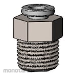 SMC Half Union Kq2H, Sealant, Metric Size (Fitting Pneumatic Kq2H)