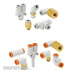 SMC One-touch Fitting KQ2H Straight X-17
