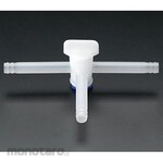 ESCO 12mm three-way stopcock (PP)