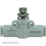 CHIYODA TSUSHO In-Line Speed Controller White Body (Katup Kontrol Pneumatik)