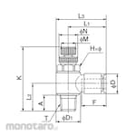 Nitta Moore Compact Speed Controller (Katup Kontrol Pneumatik)