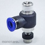 PISCO Speed Controller Corrosion Resistant SUS303 Equivalent Elbow (Katup Kontrol Pneumatik)
