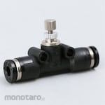 PISCO Speed Controller Union Straight Type (Katup Kontrol Pneumatik)
