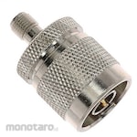 Cinch Connectors Coaxial Adapter Straight Sma Jack-Type N-Plug Nickel