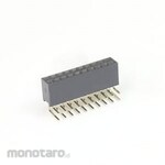 GB [Control Equipment] L-Shaped Pin Socket, 20 Pins [10 Pins X 2 Rows]