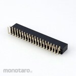 GB [Control Equipment] L-Shaped Pin Socket, 40 Pins [20 Pins X 2 Rows]