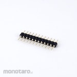 GB [Control Equipment] Round Pin Ic Connection Socket, Male Pins On Both Ends [12 Pins X 1 Row]