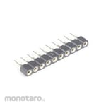 GB [Control Equipment] Round Pin Ic Socket [10 Pins X 1 Row] 2.54Mm Pitch