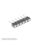 GB [Control Equipment] Round Pin Ic Socket [6 Pins X 1 Row] 2.54Mm Pitch