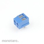GB [Control Equipment] Terminal Block, 2-Pole, 5.08Mm Pitch, Blue, Horizontal