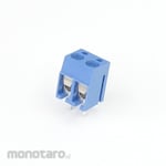GB [Control Equipment] Terminal Block, 2-Pole, 5.08Mm Pitch, Blue, Vertical Orientation