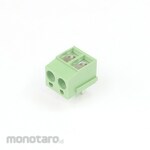 GB [Control Equipment] Terminal Block, 2-Pole, 5.08Mm Pitch, Green, Horizontal