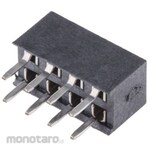 HARWIN Pcb Connection Socket, 8-Pole, 2Mm, 2-Row, Through-Hole Mounting