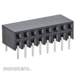 HARWIN Pcb Socket, 10-Pole, 2.54Mm, 2-Row, Through-Hole Mounting