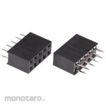 HARWIN Pcb Socket, 10-Pole, 2.54Mm, 2-Row, Through-Hole Mounting