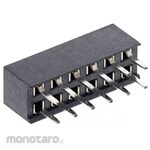 HARWIN Pcb Socket, 12-Pole, 2Mm, 2-Row, Through-Hole Mounting