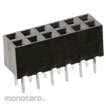 HARWIN Pcb Socket, 14-Pole, 2Mm, 2-Row, Through-Hole Mounting