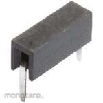 HARWIN Pcb Socket, 2-Pole, 2.54Mm, 1-Row, Through-Hole Mounting
