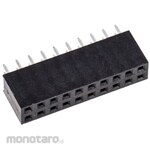 HARWIN Pcb Socket, 20-Pole, 2.54Mm, 2-Row, Through-Hole Mounting