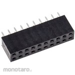 HARWIN Pcb Socket, 20-Pole, 2.54Mm, 2-Row, Through-Hole Mounting