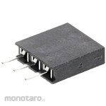 HARWIN Pcb Socket, 3-Pole, 2.54Mm, 1-Row, Through-Hole Mounting