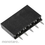 HARWIN Pcb Socket, 5-Pole, 2.54Mm, 1-Row, Through-Hole Mounting