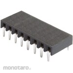 HARWIN Pcb Socket, 8-Pole, 2.54Mm, 1-Row, Through-Hole Mounting