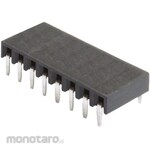 HARWIN Pcb Socket, 8-Pole, 2.54Mm, 1-Row, Through-Hole Mounting