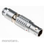 LEMO Lemo Circular Connector, 10-Way, Cable Mount, Fgg.1B.310.Clad62Z