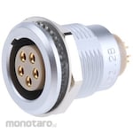 LEMO Lemo Circular Connector, 5-Way, Panel Mount, Egg.2B.305.Cll