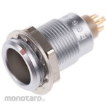 LEMO Lemo Circular Connector, 7-Way, Panel Mount, Egg.0B.307.Cll