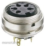 LUMBERG Lumberg Din Socket, 3-Pole, Female, Panel Mount