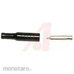MUELLER ELECTRIC Mueller Electric Banana Socket, Female, Black, Brass, Bu-P5167-0