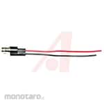 MUELLER ELECTRIC Mueller Electric Coaxial Test Leads 500V Ac, Black, Red, 200Mm