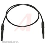 MUELLER ELECTRIC Mueller Electric Test Lead 1Kv, Black, 1.5M