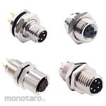 NORCOMP Norcomp Circular Connector, 4-Pole, M8, Cable Mount, 854-004-103Rls4
