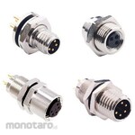 NORCOMP Norcomp Circular Connector, 4-Pole, M8, Cable Mount, 854-004-203Rls4