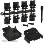 NORCOMP Norcomp D-Sub Backshell 971 Series 15 Position High Density D-Sub, Black, 971-015-040R011