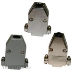 NORCOMP Norcomp D-Sub Backshell 979 Series 37 Pole High Density D-Sub, Silver, 979-037-030R121
