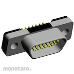 NORCOMP Norcomp D-Sub Connector, 15 Poles, Female, Through-Hole Mounting, 380-015-213L001