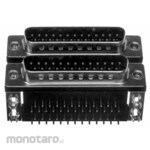 NORCOMP Norcomp D-Sub Connector, 25 Poles, Male/Male, Through-Hole Mounting, 189-025-613R571