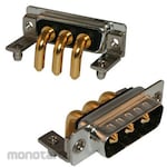 NORCOMP Norcomp D-Sub Connector, 3-Pole, Male, Through-Hole Mounting, 684M3W3103L461