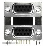 NORCOMP Norcomp D-Sub Connector, 9 Poles, Female/Female, Through Hole Mounting, 189-009-513R491