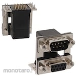 NORCOMP Norcomp D-Sub Connector, 9 Poles, Male/Female, Through-Hole Mounting, 189-009-413R491