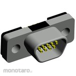 NORCOMP Norcomp D-Sub Connector, 9-Way, Female, Through-Hole Mounting, 380-009-213L001