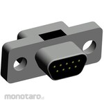 NORCOMP Norcomp D-Sub Connector, 9-Way, Male, Through-Hole Mounting, 380-009-113L001