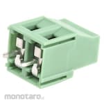 PHOENIX Phoenix Contact Pcb Terminal Block, Mkdsn 2.5/2 Series, 5Mm Pitch, 1 Row, 2 Poles, Green
