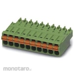 PHOENIX Phoenix Contact Pluggable Terminal Block, Fmc 1.5/4-St-3.81 Series, 3.81Mm Pitch, 1 Row, 4 Poles, Green